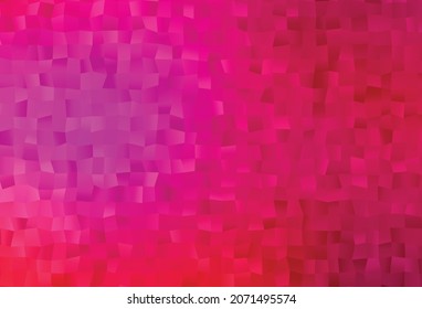 Púrpura claro, vector rosa textura baja de poli. Ilustración abstracta geométrica moderna con gradiente. Diseño completamente nuevo para su negocio.