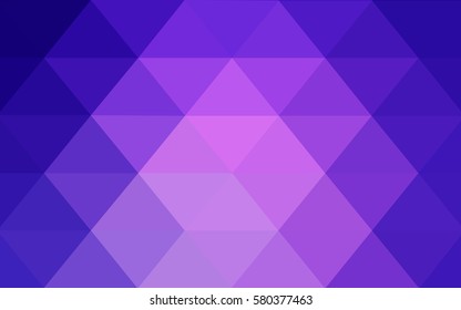 Light Purple, Pink vector Low poly crystal background. Polygon design pattern. Low poly illustration, low polygon background.
