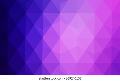 Light Purple, Pink vector Low poly crystal background. Polygon design pattern. Low poly illustration, low polygon background.