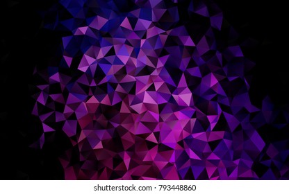 Light Purple, Pink vector low poly template. An elegant bright illustration with gradient. A completely new design for your business.