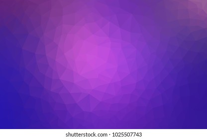 Light Purple, Pink vector modern geometrical abstract background. Texture, new background. Geometric background in Origami style with gradient. 