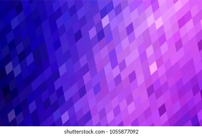 Light Purple, Pink vector modern geometrical background. Abstract template. Geometric pattern in square style with gradient.