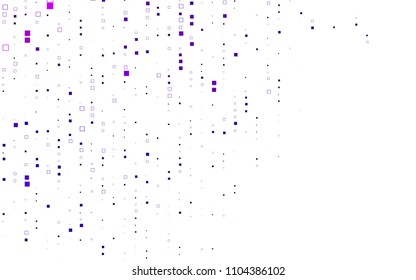 Light Purple, Pink vector modern geometrical background. Abstract template. Geometric pattern in square style with gradient.