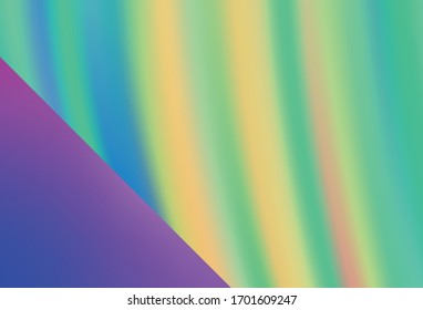Diseño moderno y elegante de vector rosa y púrpura claro. Ilustración abstracta de color con degradado. Nueva forma de tu diseño.