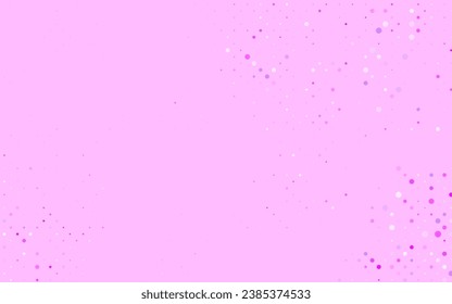 Light Purple, Pink vector Modern abstract illustration with colorful water drops. Blurred decorative design in abstract style with bubbles. Base for booklets, leaflets