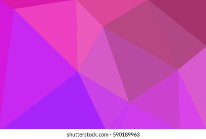Light Purple, Pink vector modern geometrical abstract background. Texture, new background. Geometric background in Origami style with gradient. 