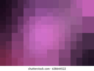 Light Purple, Pink vector modern geometrical abstract background. Texture template. Geometric pattern in Origami style with gradient. 