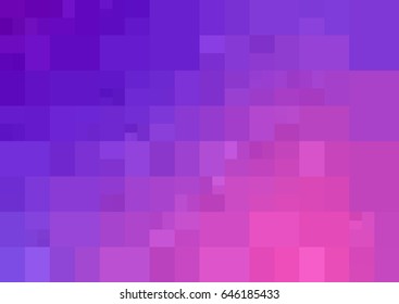 Light Purple, Pink vector modern geometrical abstract background. Texture template. Geometric pattern in Origami style with gradient. 