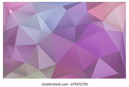 Light Purple, Pink vector modern geometrical abstract background. Texture, new background. Geometric background in Origami style with gradient. 