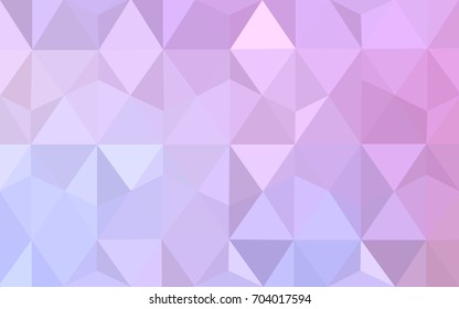 Light Purple, Pink vector modern geometrical abstract background. Texture, new background. Geometric background in Origami style with gradient. 