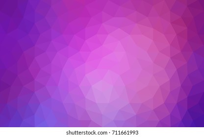 Light Purple, Pink vector modern geometrical abstract background. Texture, new background. Geometric background in Origami style with gradient. 