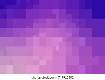 Light Purple, Pink vector modern geometrical abstract background. Texture template. Geometric pattern in Origami style with gradient. 