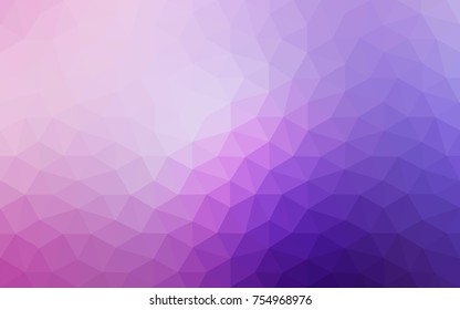 Light Purple, Pink vector modern geometrical abstract background. Texture, new background. Geometric background in Origami style with gradient. 