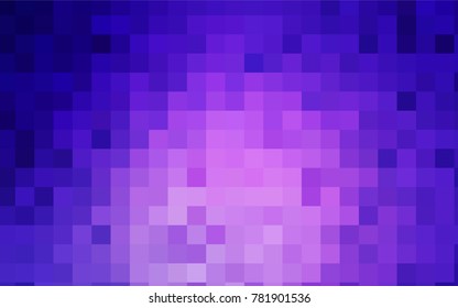 Light Purple, Pink vector modern geometrical background. Abstract template. Geometric pattern in square style with gradient.