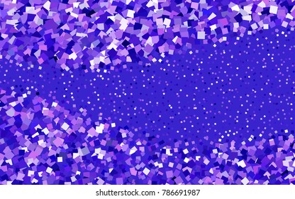 Light Purple, Pink vector modern geometrical background. Abstract template. Geometric pattern in square style with gradient.