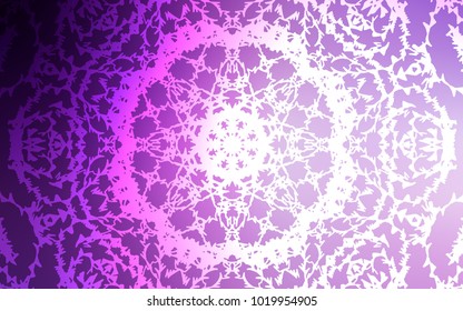 Light Purple, Pink vector natural elegant template. A completely new color illustration in doodle style drawn by child. Brand-new style for your business design.