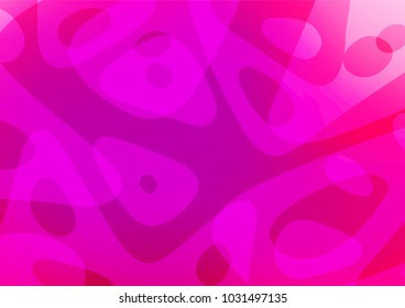 Light Purple, Pink vector natural elegant background. Colorful illustration in abstract style with doodles and Zen tangles. The completely new template can be used for your brand book.