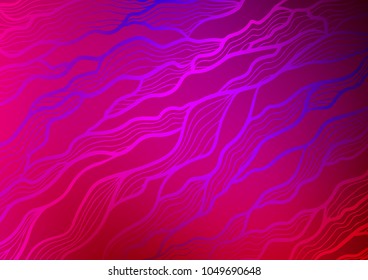Light Purple, Pink vector natural abstract background. Decorative shining illustration with doodles on abstract template. Hand painted design for web, leaflet, textile.