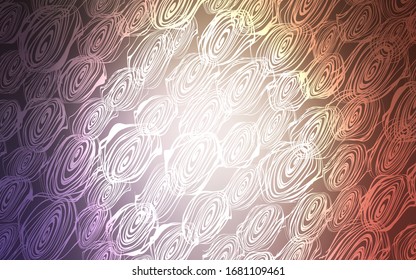 Hellviolett, rosafarbene Vektorillustration, natürliches abstraktes Design. Farbige Illustration mit Rosen im Doodle-Stil. Das Muster kann für die Leiter von Websites und Designs verwendet werden.
