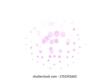 Hellviolett, rosafarbene Vektorillustration mit Blumen. Neue farbige Illustration mit Blumen. Muster für Kopf der Websites, Designs.
