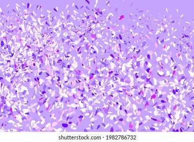 Light Purple, Pink vector natural artwork with leaves. Brand new colored illustration in blurry style with leaves. A new texture for your wallpaper design.
