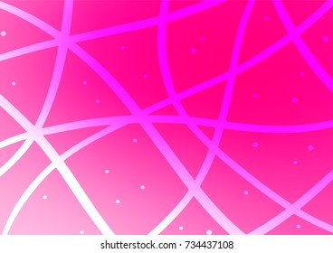 Light Purple, Pink vector natural abstract template. Blurred decorative design in Indian style with Zen tangles. Brand-new design for your business.