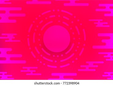 Light Purple, Pink vector natural elegant template. Brand-new colored illustration in blurry style with doodles. Brand-new design for your business.