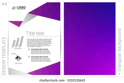 Light Purple, Pink vector  pattern for posters. Web interface on abstract background with colorful gradient. New design for a poster, banner of your website.