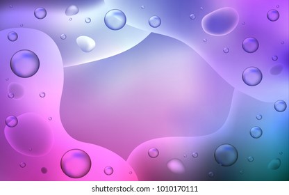 Light Purple, Pink vector pattern with lines, ovals. Brand-new colored illustration in memphis style with gradient. A completely new memphis design for your business.