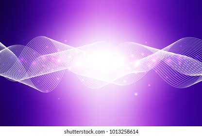 Light Purple, Pink vector pattern with christmas ribbons. Beautiful colored illustration with ribbon in celebration style. The pattern can be used for carnival, festival leaflets.