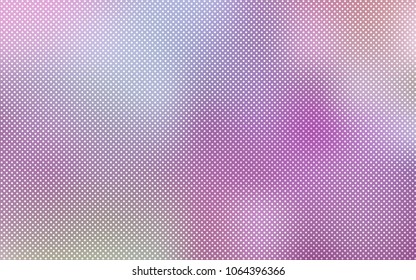 Light Purple, Pink vector pattern with spheres. Beautiful colored illustration with blurred circles in nature style. Beautiful design for your business advert.