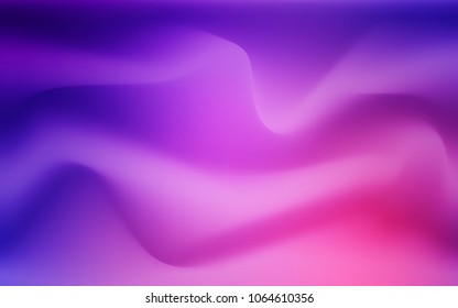 Light Purple, Pink vector pattern with lava shapes. Shining illustration, which consist of blurred lines, circles. Textured wave pattern for backgrounds.