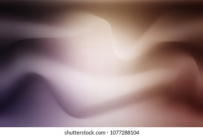 Light Purple, Pink vector pattern with bent ribbons. Colorful abstract illustration with gradient lines. Pattern for your business design.