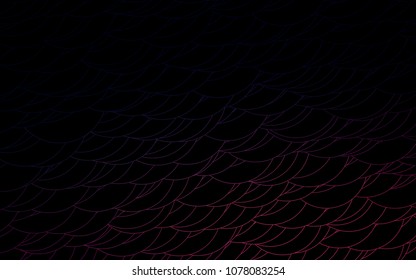 Light Purple, Pink vector  pattern with spheres. Blurred bubbles on abstract background with colorful gradient. New design for ad, poster, banner of your website.