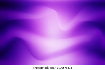 Light Purple, Pink vector pattern with bent ribbons. Shining crooked illustration in marble style. Brand-new design for your ads, poster, banner.