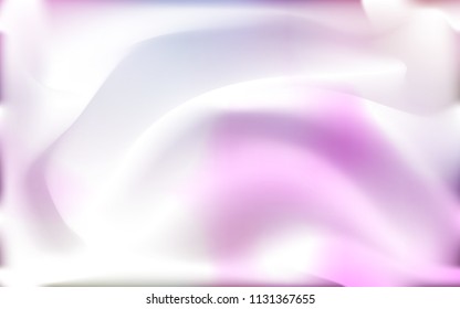 Light Purple, Pink vector pattern with liquid shapes. Shining crooked illustration in marble style. Marble style for your business design.