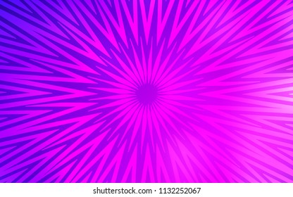 Light Purple, Pink vector pattern with sharp lines. Lines on blurred abstract background with gradient. Template for your beautiful backgrounds.