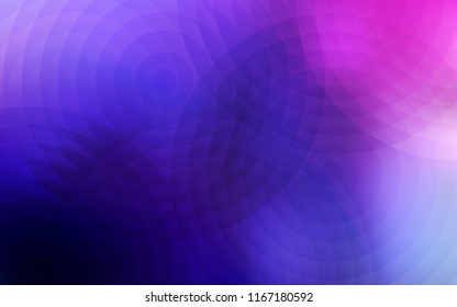 Light Purple, Pink vector pattern with spheres. Blurred bubbles on abstract background with colorful gradient. Pattern can be used for beautiful websites.