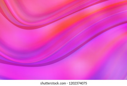 Light Purple, Pink vector pattern with bubble shapes. A sample with blurred bubble shapes. Marble style for your business design.