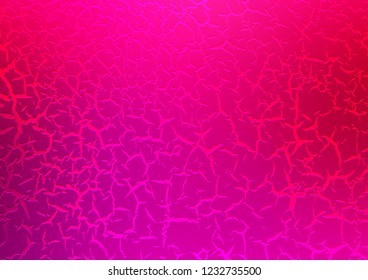 Light Purple, Pink vector pattern with bent lines. Colorful abstract illustration with gradient lines. Pattern for your business design.