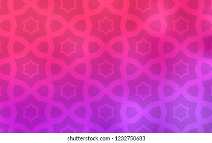 Light Purple, Pink vector pattern with christmas stars. Modern geometrical abstract illustration with stars. Pattern for new year ad, booklets.