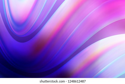 Light Purple, Pink vector pattern with liquid shapes. An elegant bright illustration with gradient. Marble design for your web site.