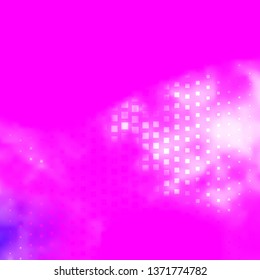 Light Purple, Pink vector pattern in square style. Abstract gradient illustration with rectangles. Pattern for busines booklets, leaflets