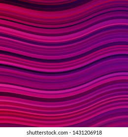 Light Purple, Pink vector pattern with lines. Colorful illustration in abstract style with bent lines. Smart design for your promotions.
