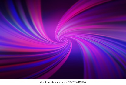 Light Purple, Pink vector pattern with lines. A circumflex abstract illustration with gradient. Elegant pattern for a brand book.