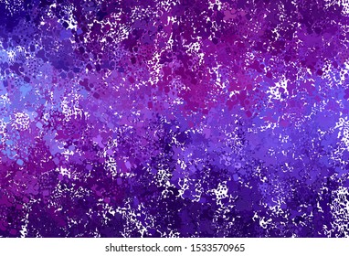 Light Purple, Pink vector pattern with random forms. Illustration with colorful gradient shapes in abstract style. Elegant design for wallpapers.