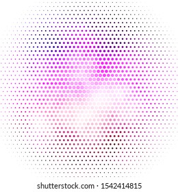 Light Purple, Pink vector pattern with spheres. Illustration with set of shining colorful abstract spheres. New template for a brand book.