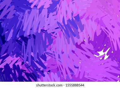 Light Purple, Pink vector pattern with sharp lines. Modern geometrical abstract illustration with Lines. Smart design for your business advert.