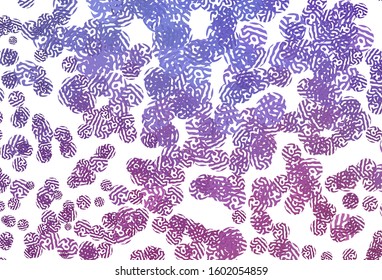 Light Purple, Pink vector pattern with random forms. Illustration with colorful gradient shapes in abstract style. Background for a cell phone.