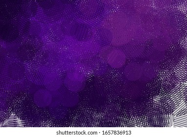 Claro Púrpura, Pink vectorial patrón con esferas. Hermosa ilustración de color con círculos borrosos en estilo natural. Patrón para texturas de papel pintado.